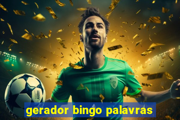 gerador bingo palavras